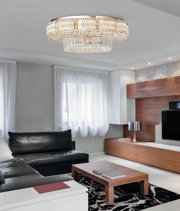 리프니 39등 크리스탈 거실등, 인테리어 거실조명