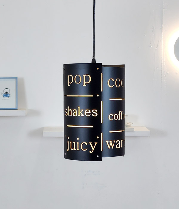 로리에 1등 패브릭 펜던트 조명 LED식탁등 주방식탁조명