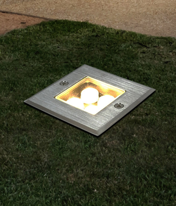 콤마 사각4구 지중등 (LED 4W) 지중매입등  220V